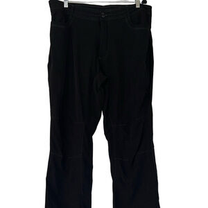 Swiss Tech, Black Trousers with White Stitching, 38W X 32L